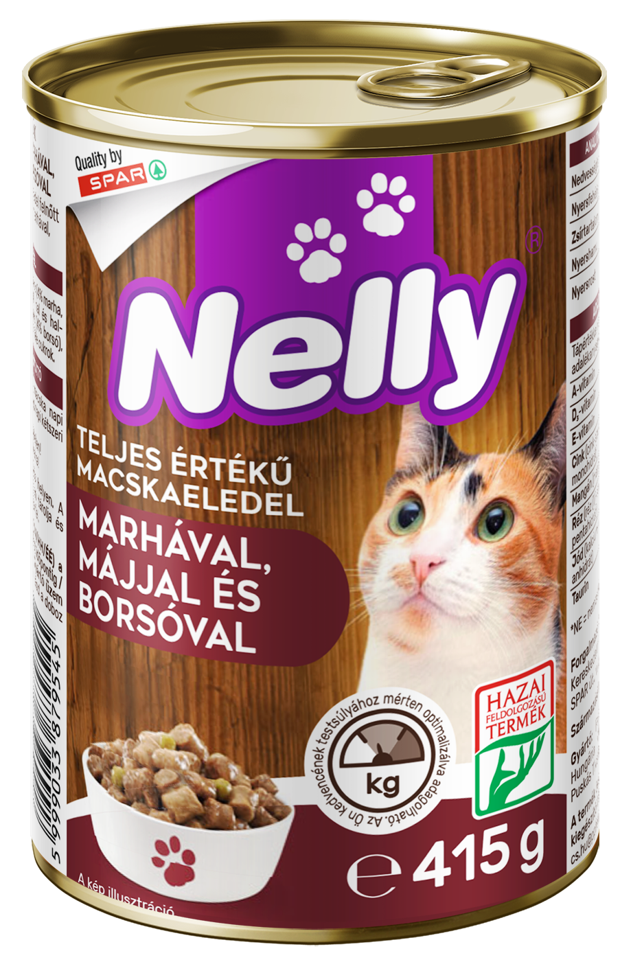 Nelly Macskakonzerv vad-csirke ízű 415g